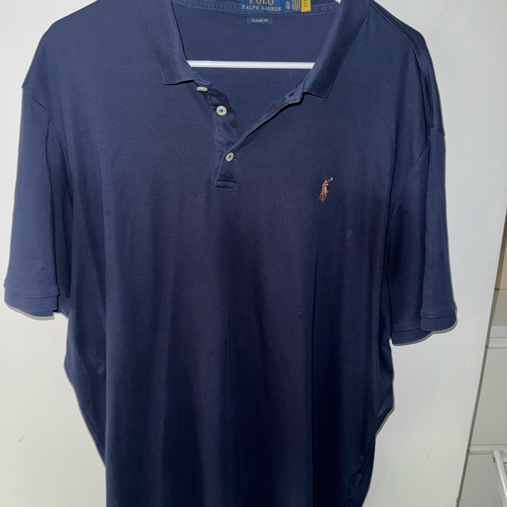 Ralph Lauren Men's Dark Blue Polo Shirt